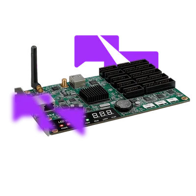 Placa de envio e recepção