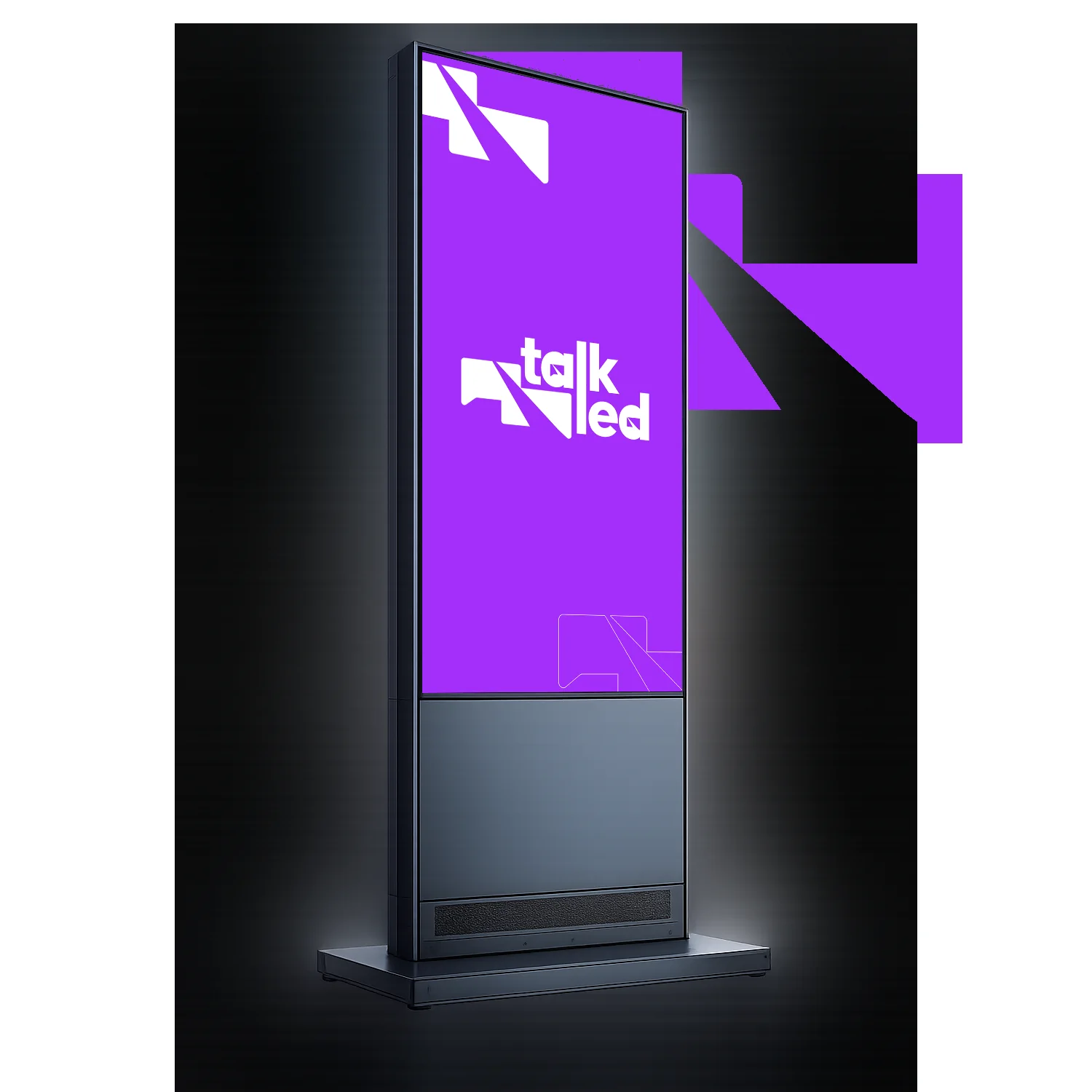 Totem de LED para propaganda e autoatendimento